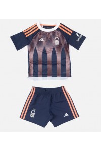 Fotbalové Dres Nottingham Forest Dětské Třetí Oblečení 2023-24 Krátký Rukáv (+ trenýrky)